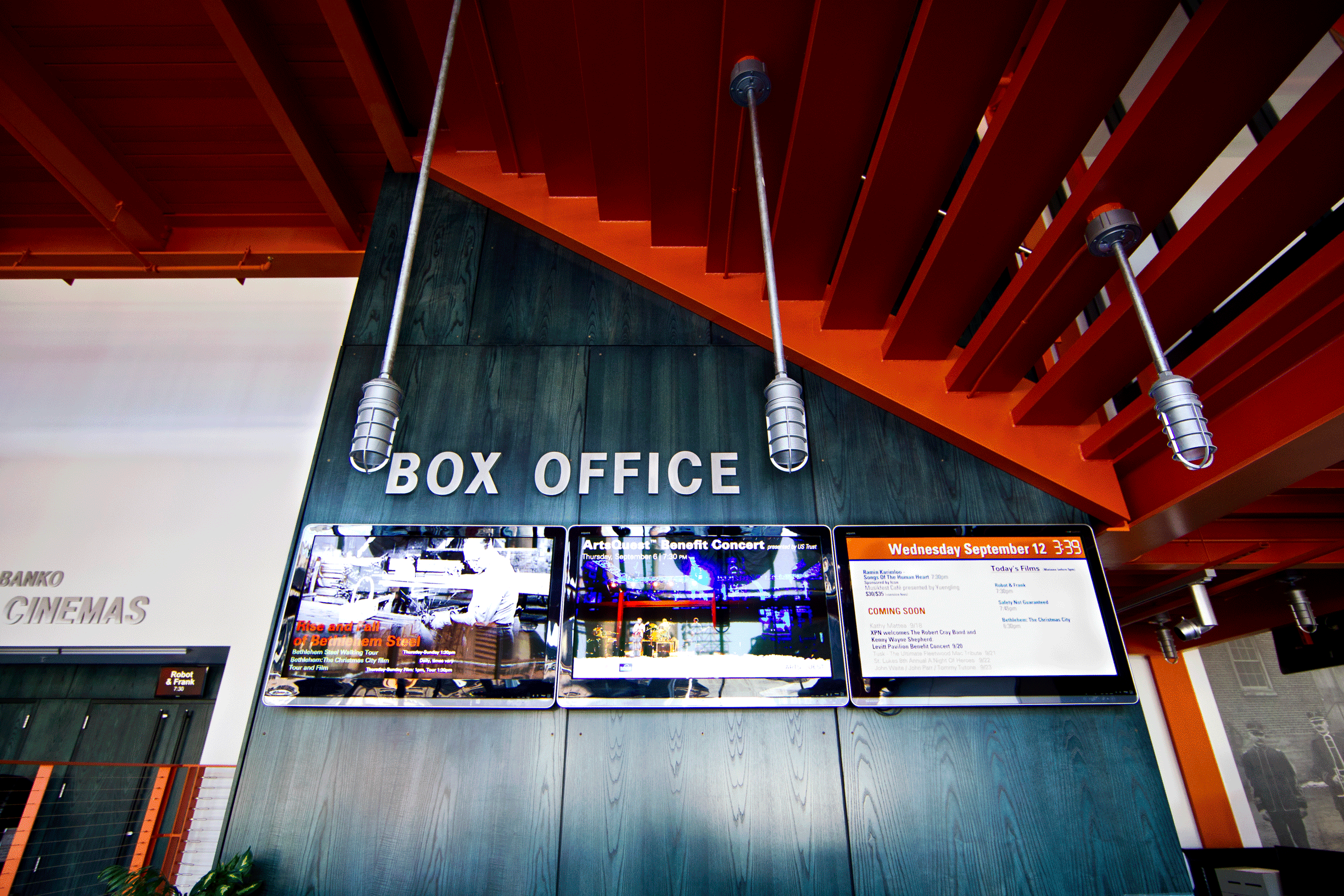 box office digital signage