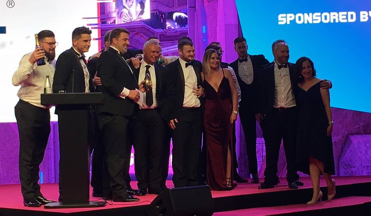 london AVI-SPL group accepting 2019 AV award