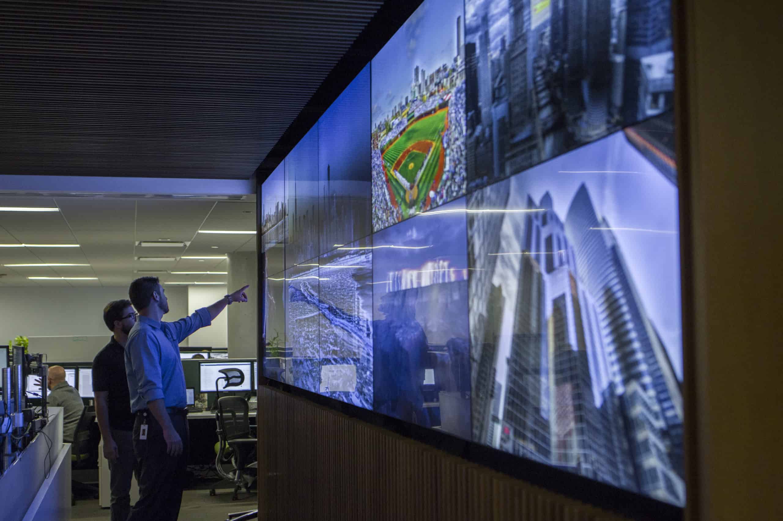 Invenergy control center video wall