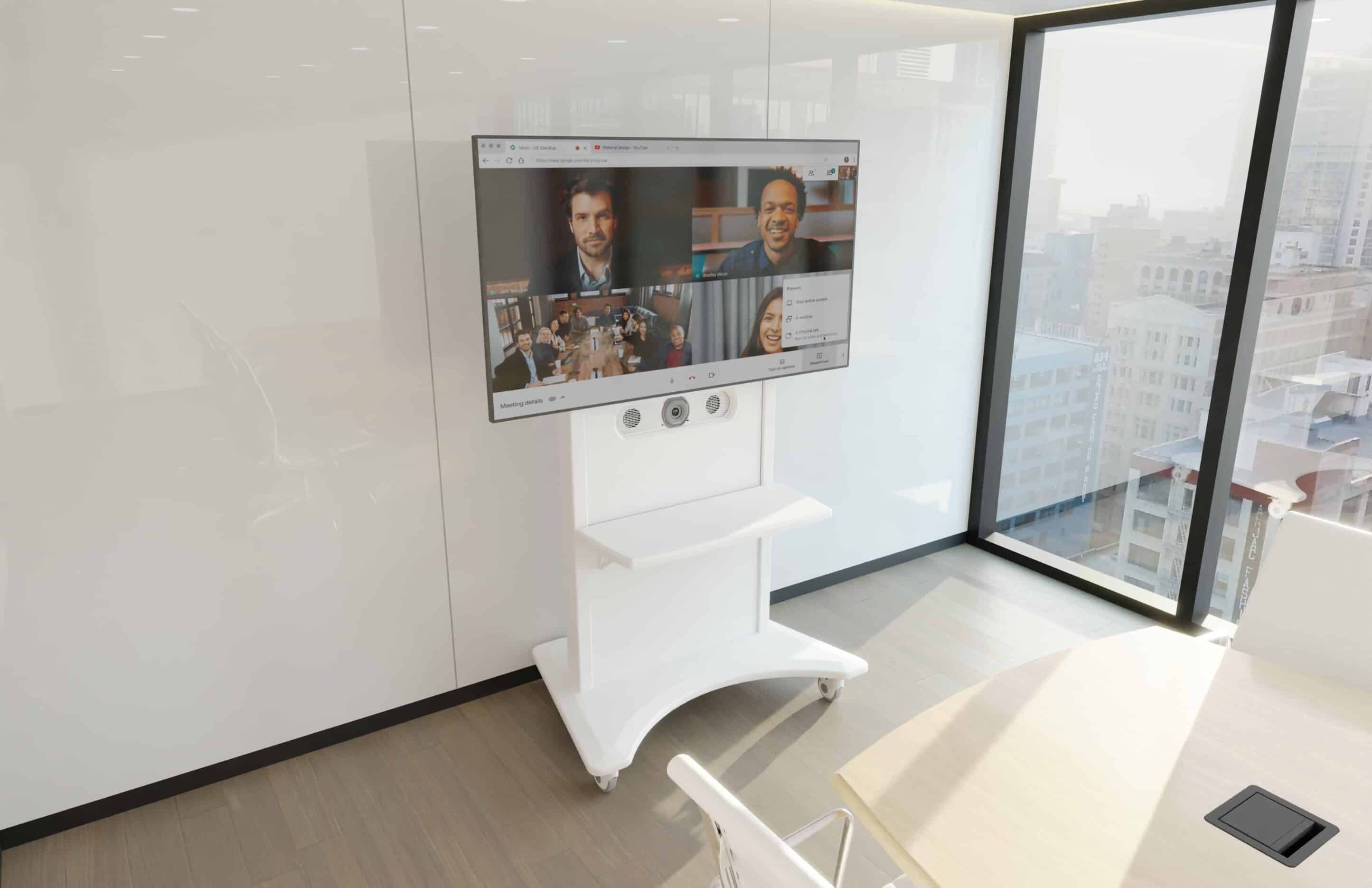 FlexView Conferencing Cart for the hybrid workforce