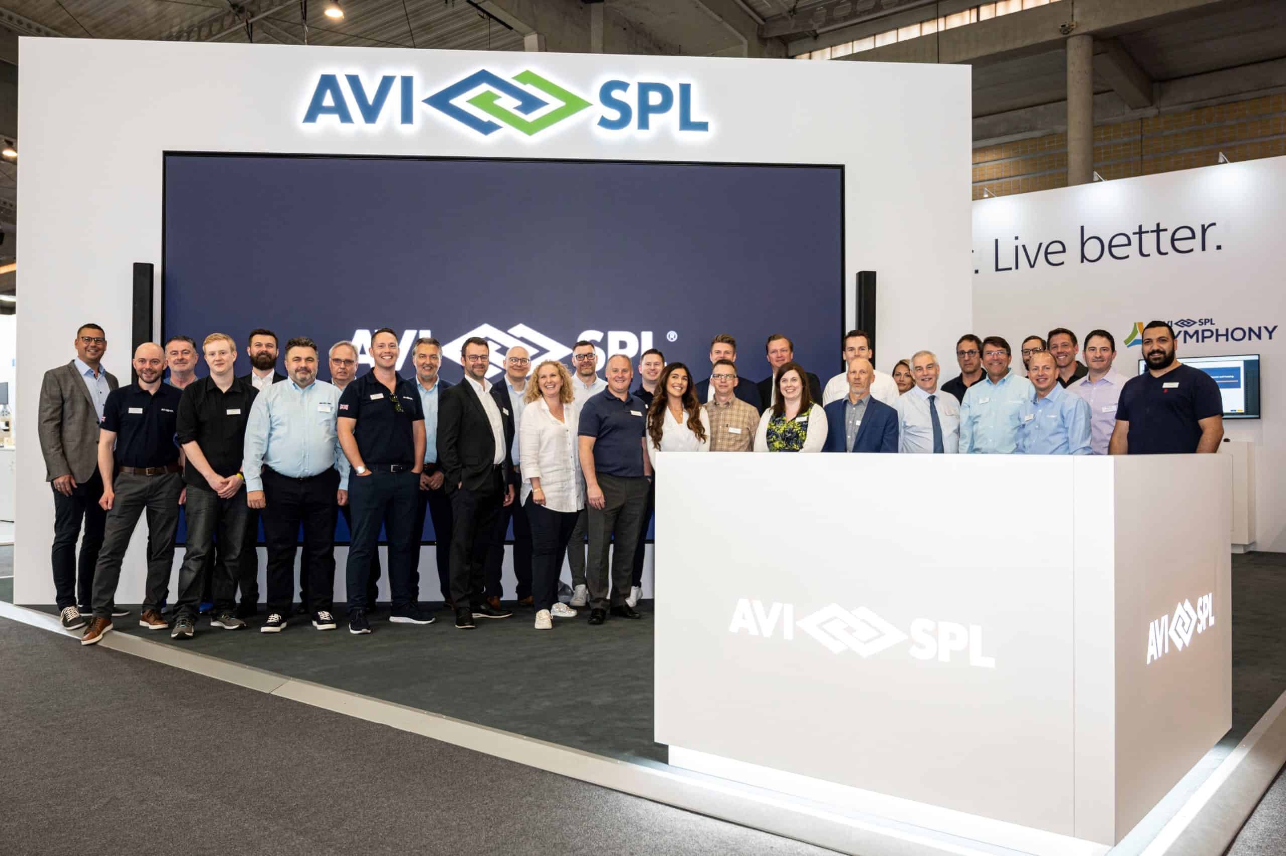AVI-SPL team members at ISE 2022