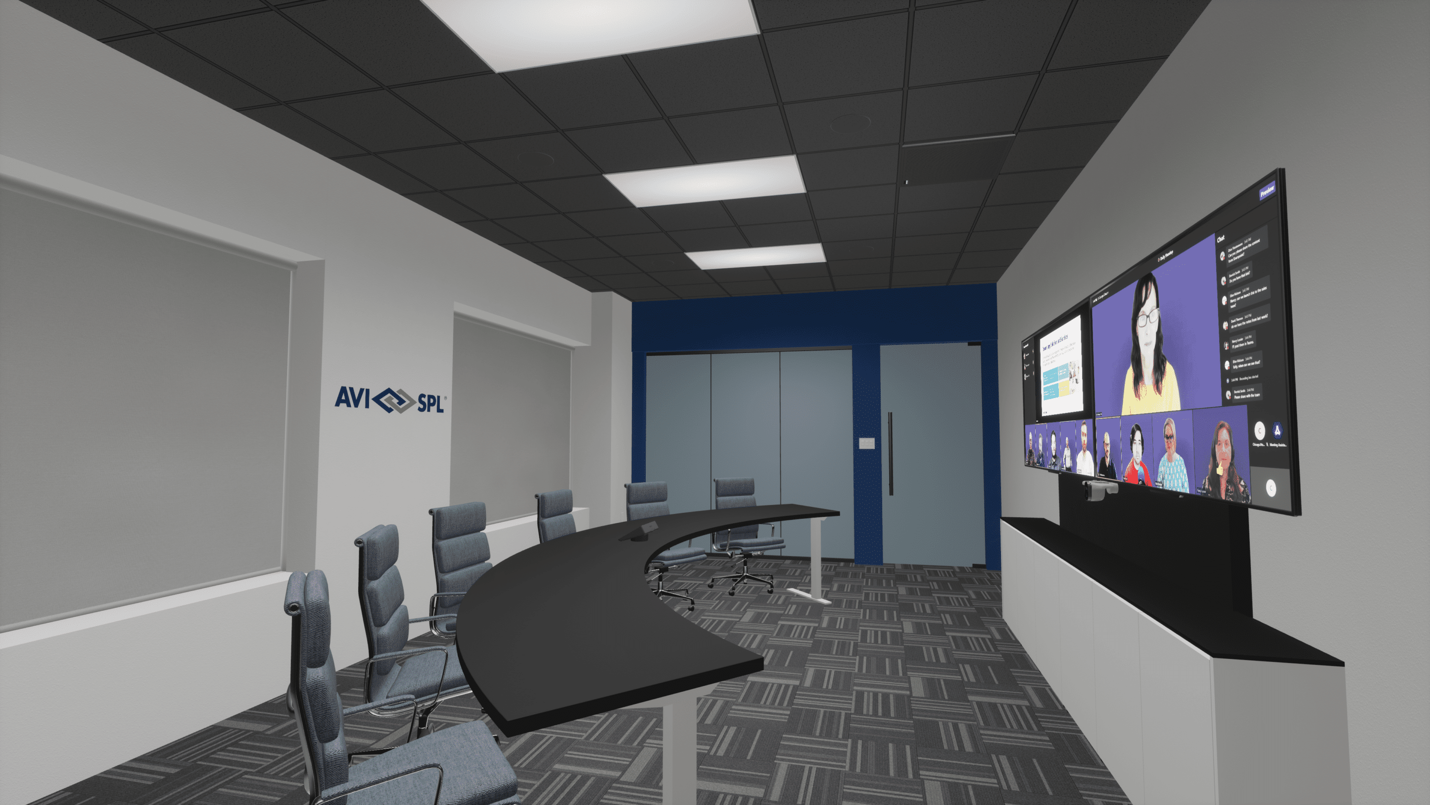 VR reference designs large conference room
