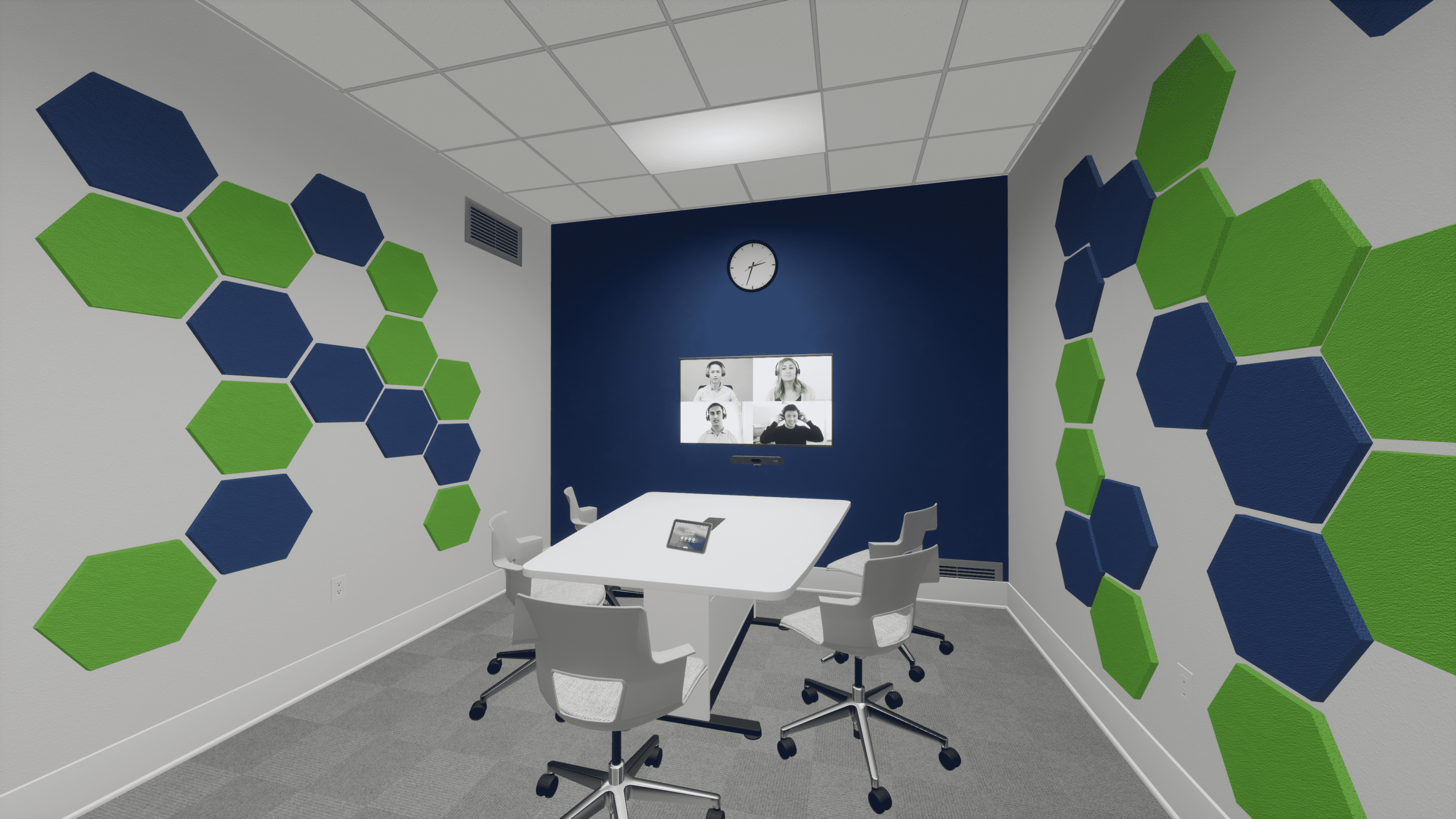 VR reference designs Zoom room