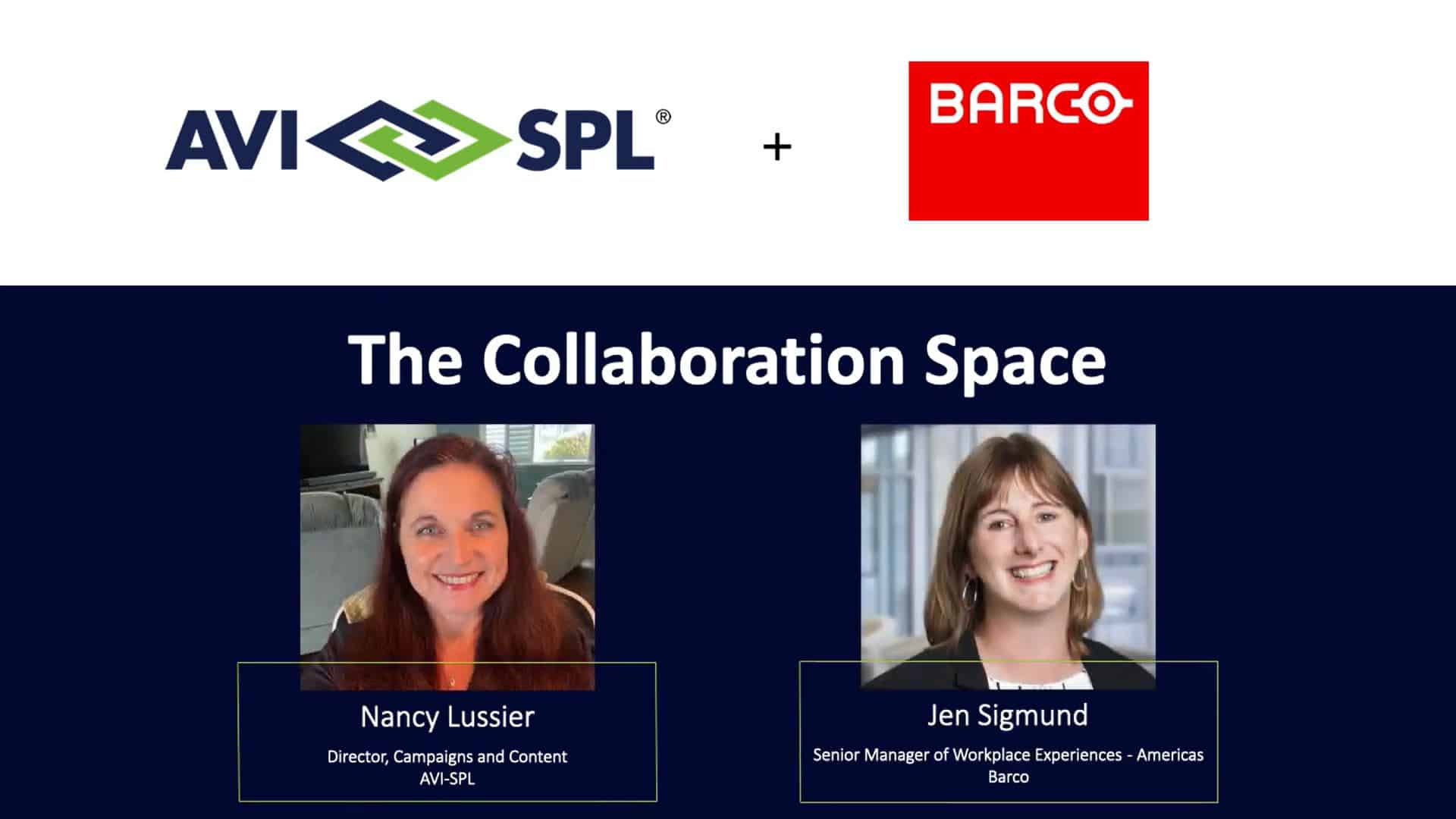 The Collaboration Space with Barco's Jen Sigmund