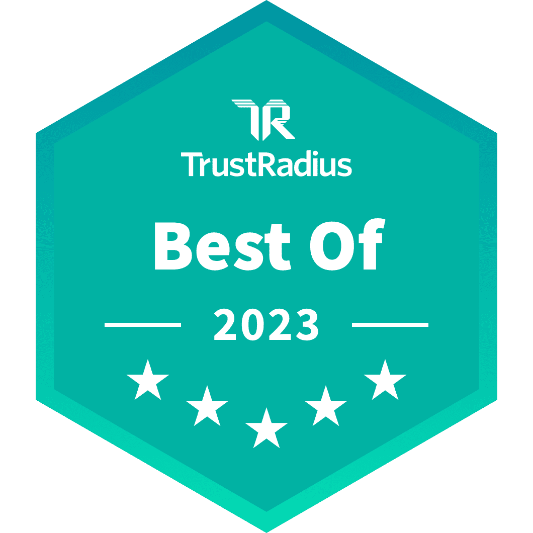 TrustRadius Award Winter Best of badge 