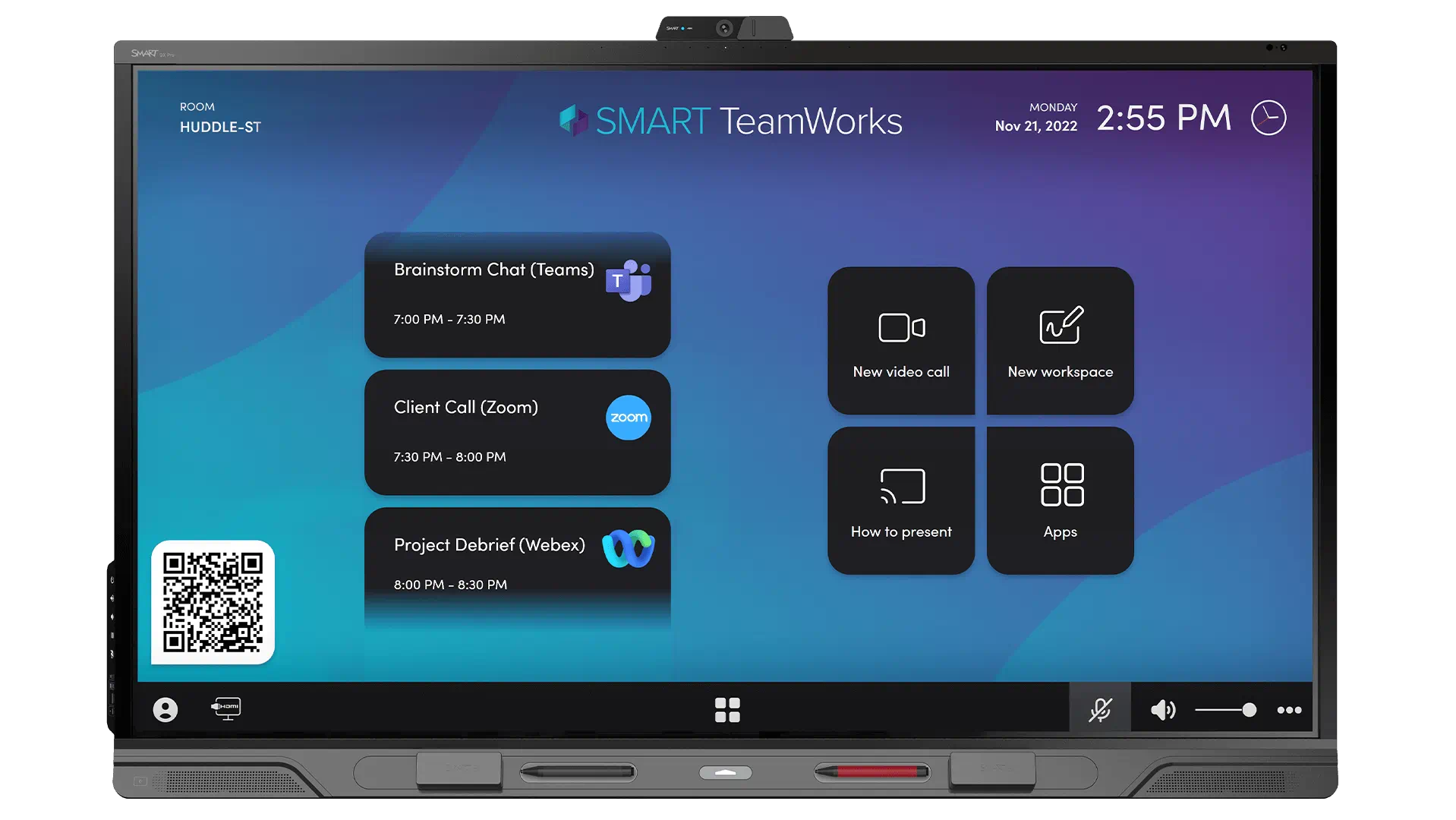 Smart Teamworks homescreen