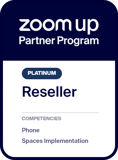 Zoom Platinum reseller badge