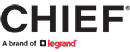 Logo: CHIEF in bold black letters, with a brand of Legrand below in smaller black and red text.