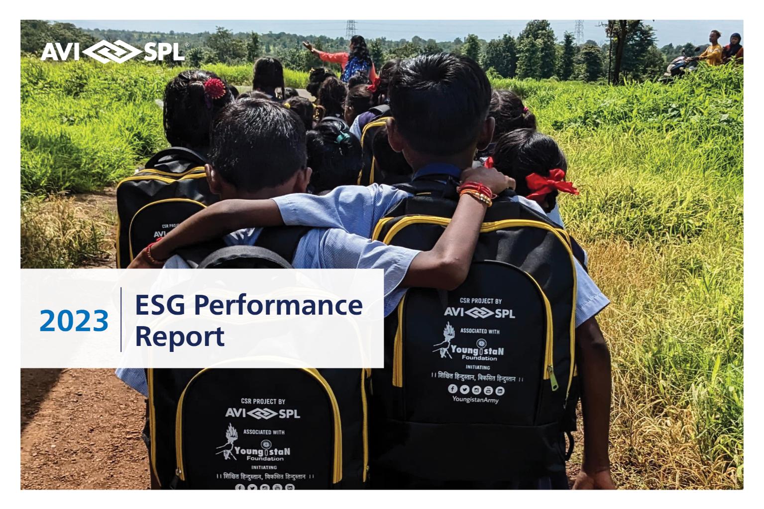 AVI-SPL ESG Report Cover