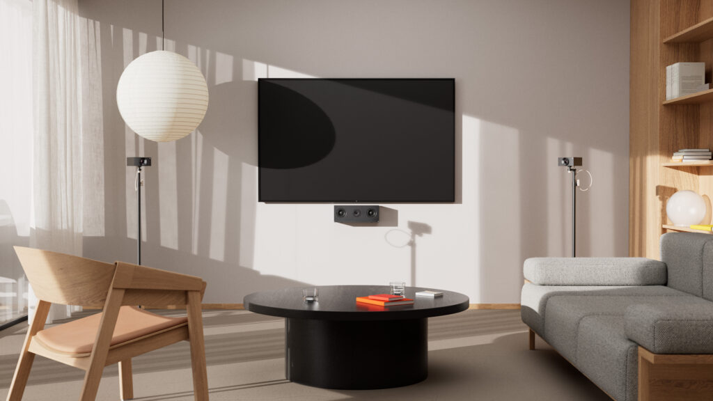 Small meeting space featuring Huddly C1.