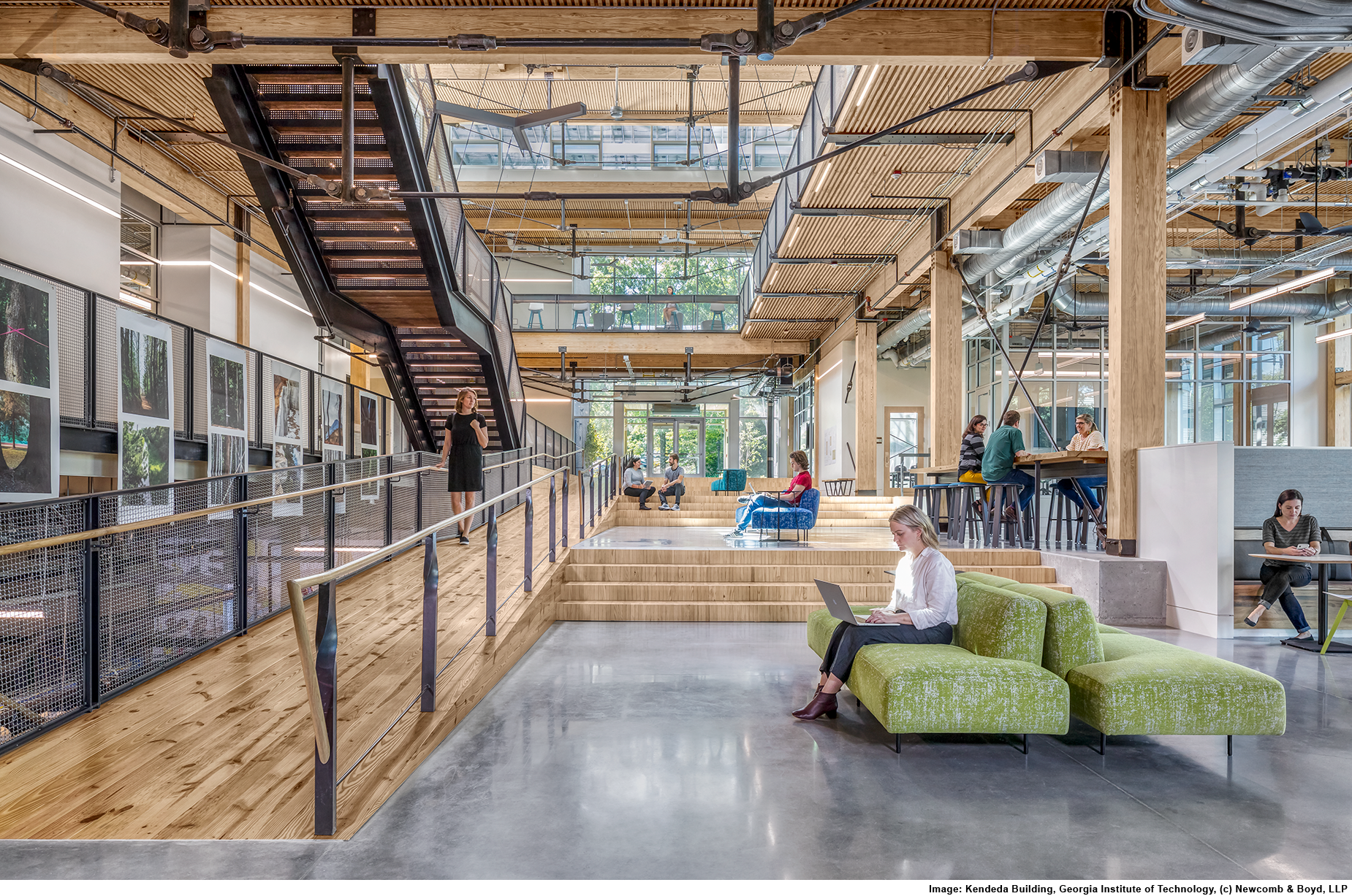 Image - Kendeda Building - Georgia Institute of Technology - copyright Newcomb & Boyd LLP