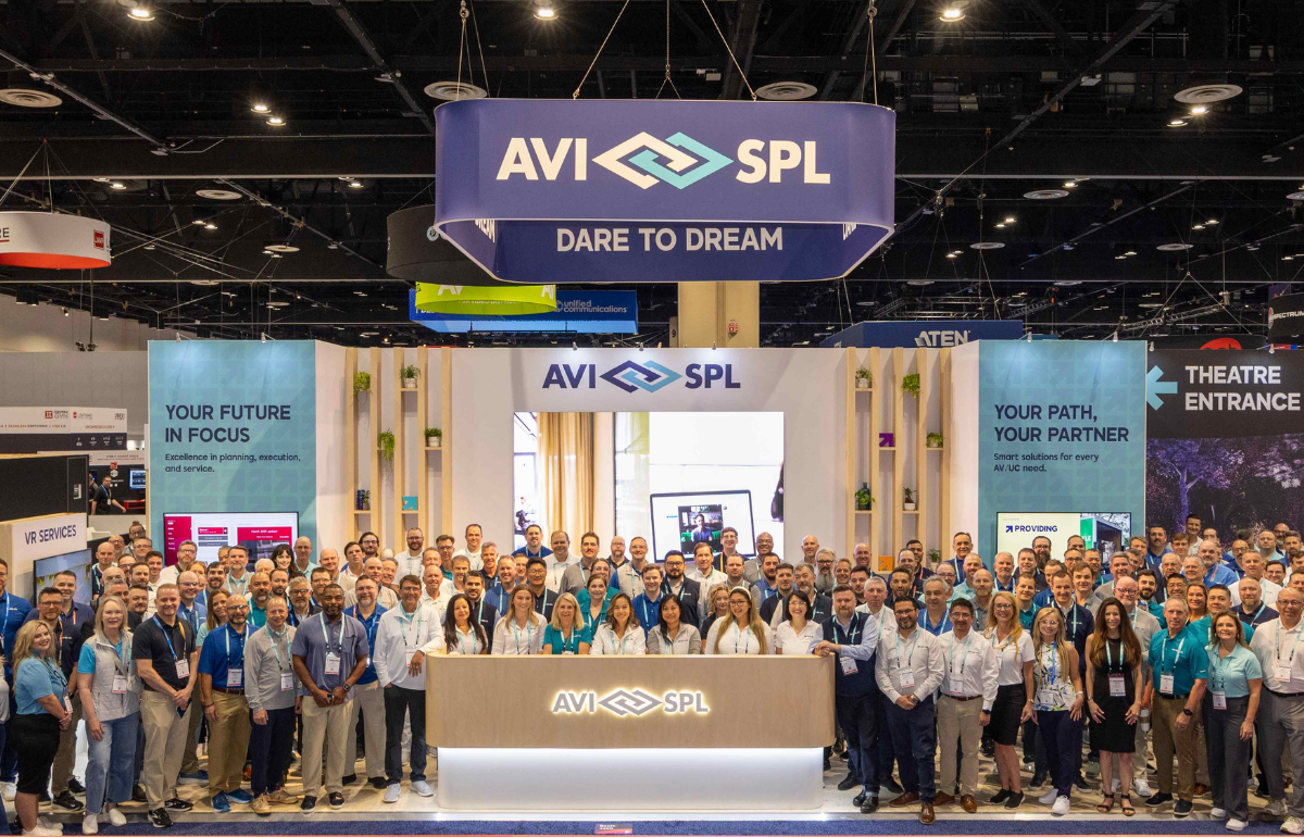 AVI-SPL booth at InfoComm 2025 in Orlando