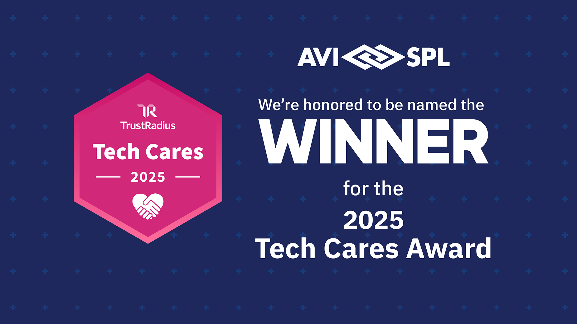 AVI-SPL 2025 TrustRadius Tech Cares Award Win