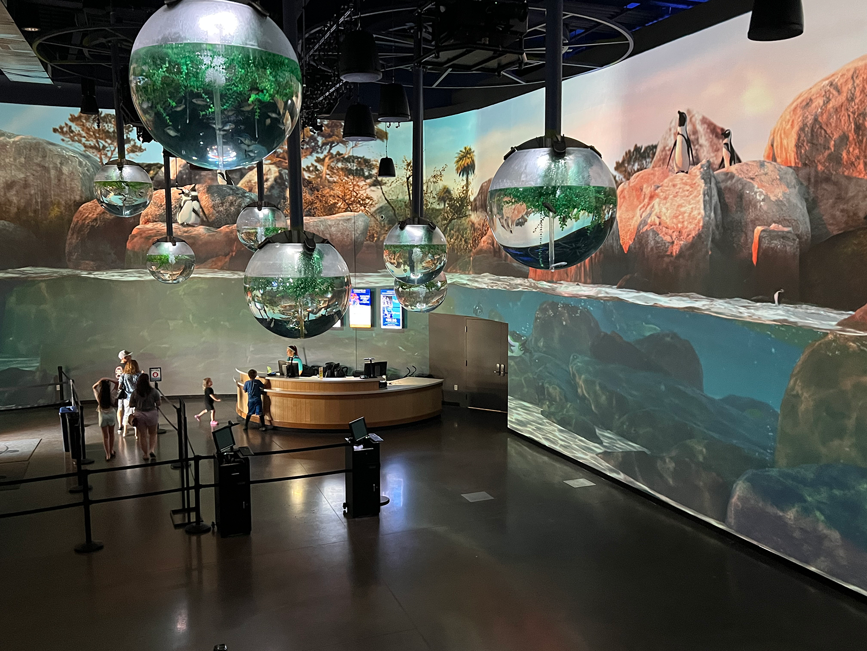 OdySea Aquarium Lobby