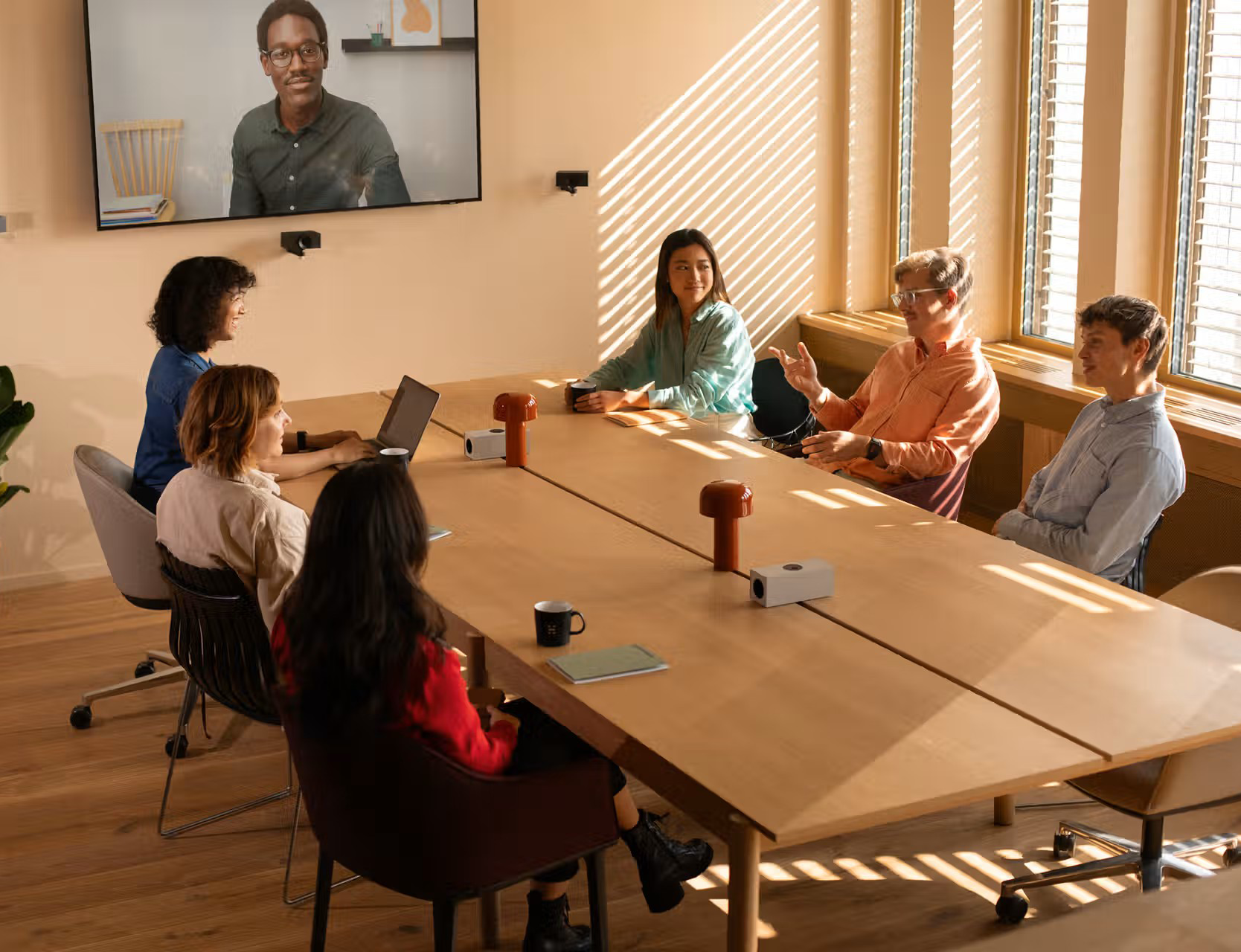 Together, Lenovo ThinkSmart and Huddly offer scalable, premium room systems that simplify deployment, elevate meeting equity and transform hybrid collaboration into a seamless, intelligent and engaging experience.