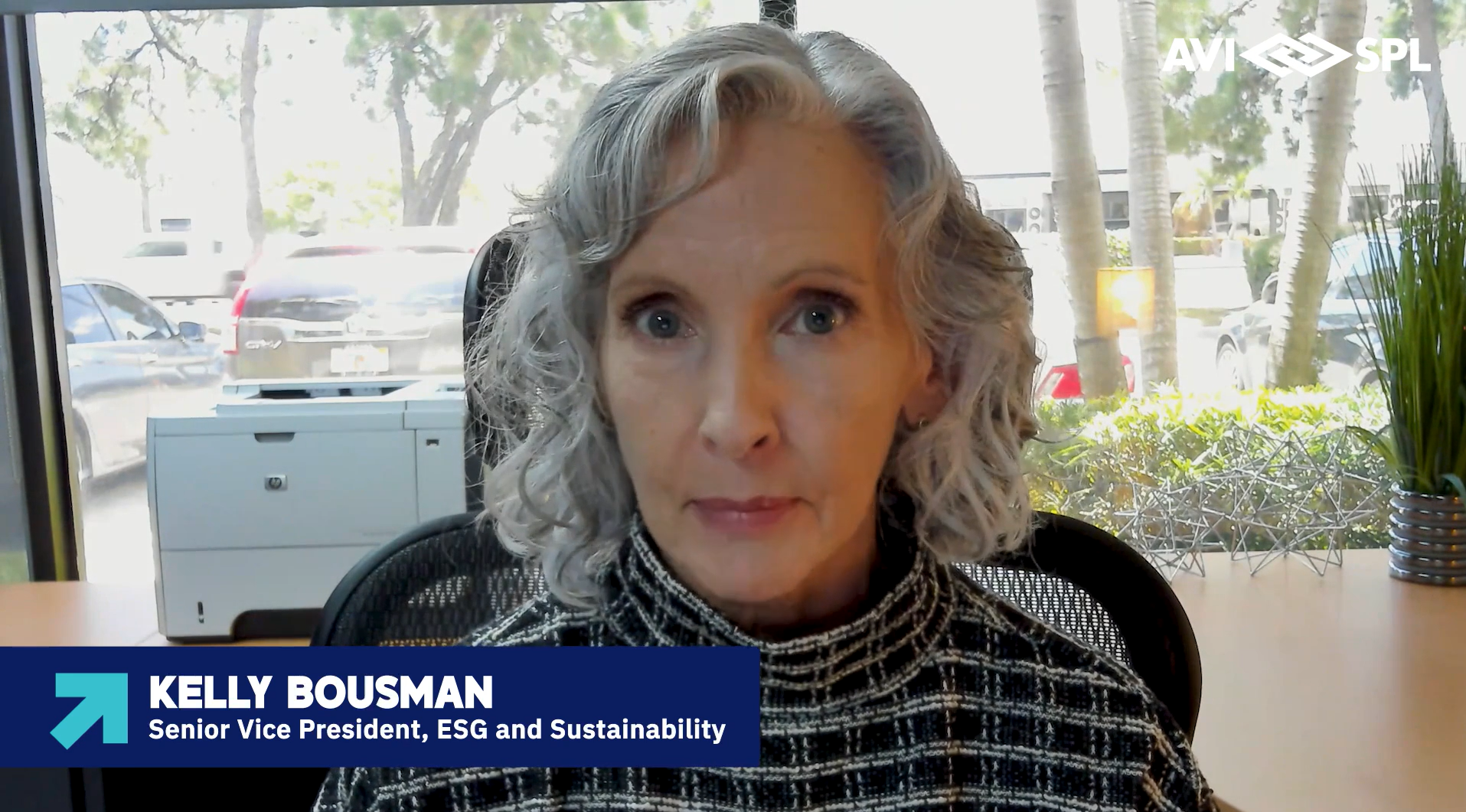 AVI-SPL Senior VP of ESG and Sustainability, Kelly Bousman
