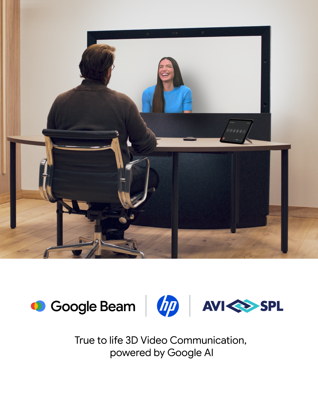 Immersive 3D Google Beam meeting
