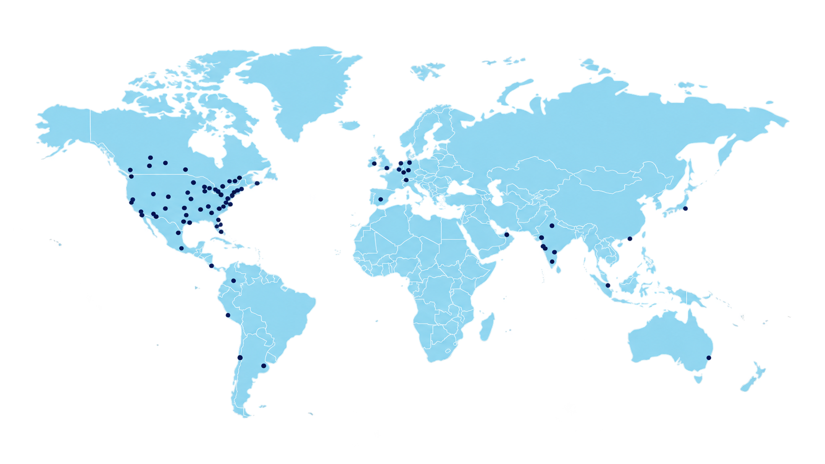 AVI-SPL global locations world map